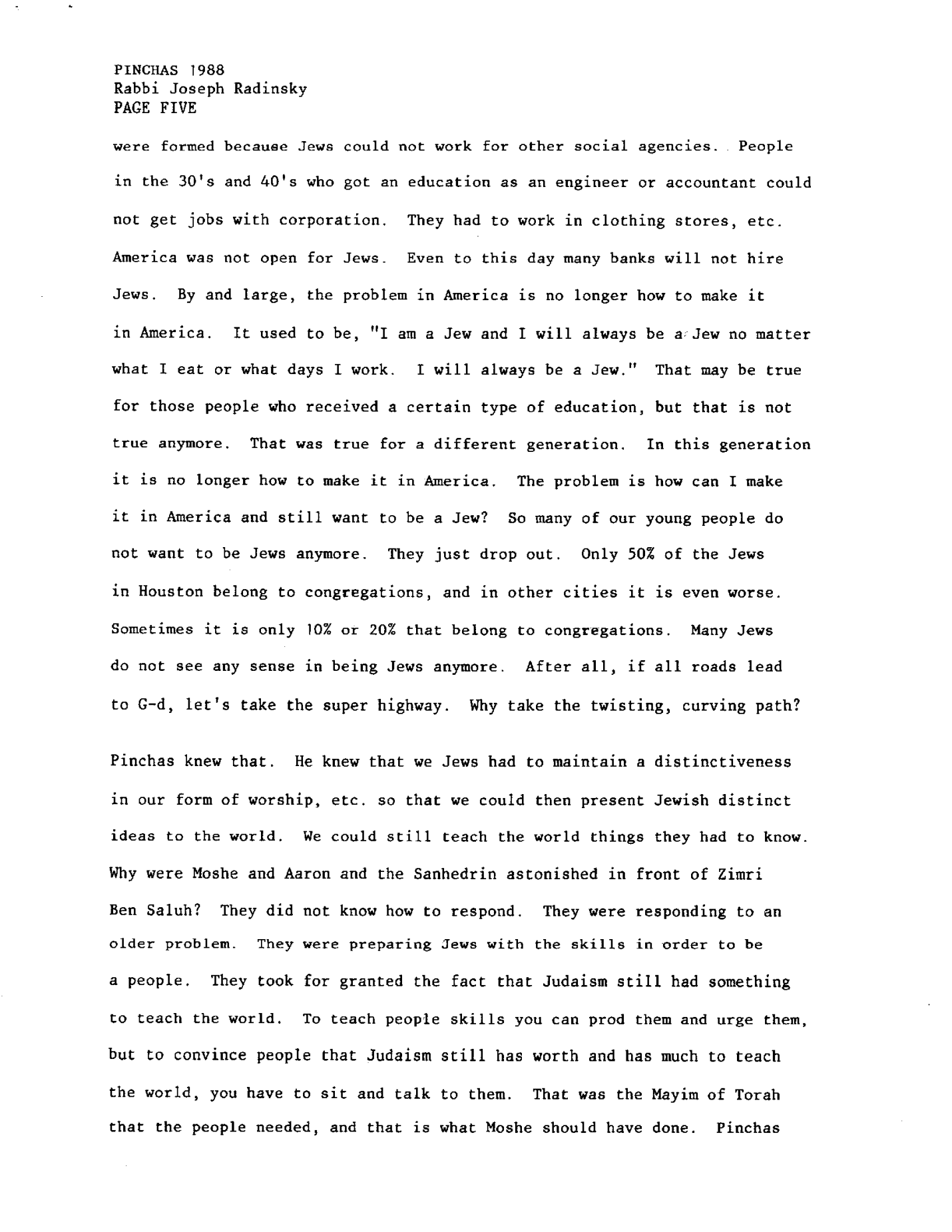 pinchas 1988