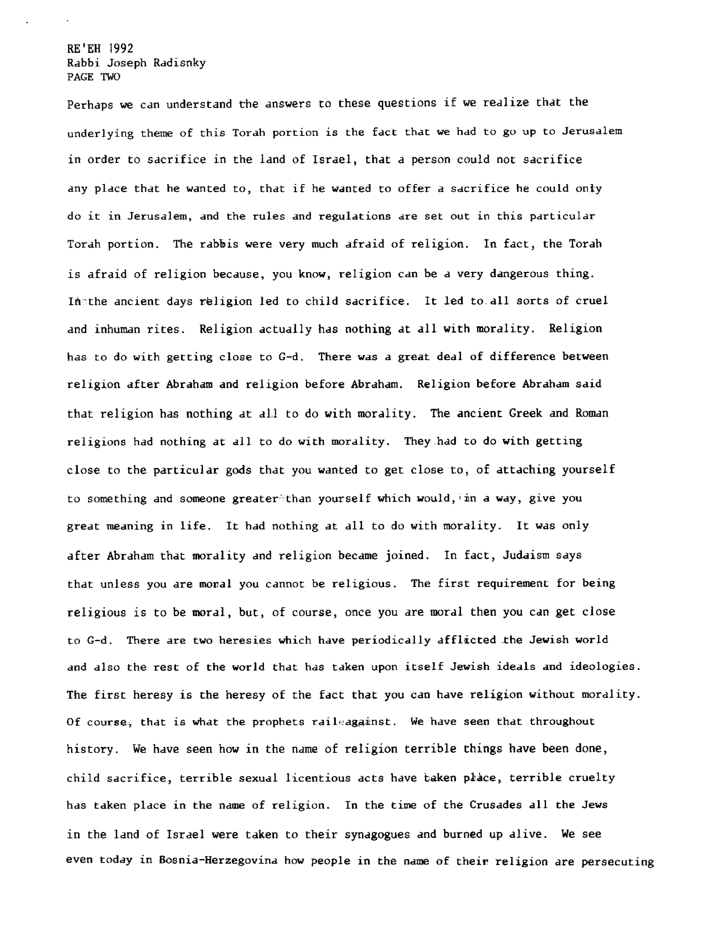 re'eh 1992